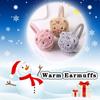 Fashion Soft Casual Cartoon Cute Warm Earmuffs Ear Protection Thicken Warm Ear Warmers