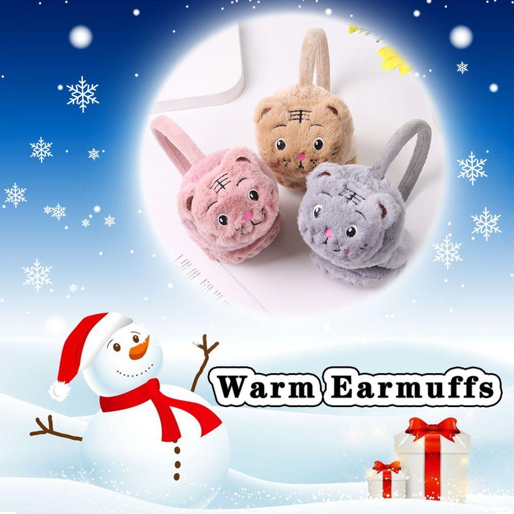 Fashion Soft Casual Cartoon Cute Warm Earmuffs Ear Protection Thicken Warm Ear Warmers