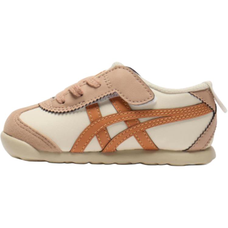 ONITSUKA TIGER Mexico 66 Comfortable Versatile Low-Top Walking Shoes Baby Sneaker Beige Orange 1184A074-205