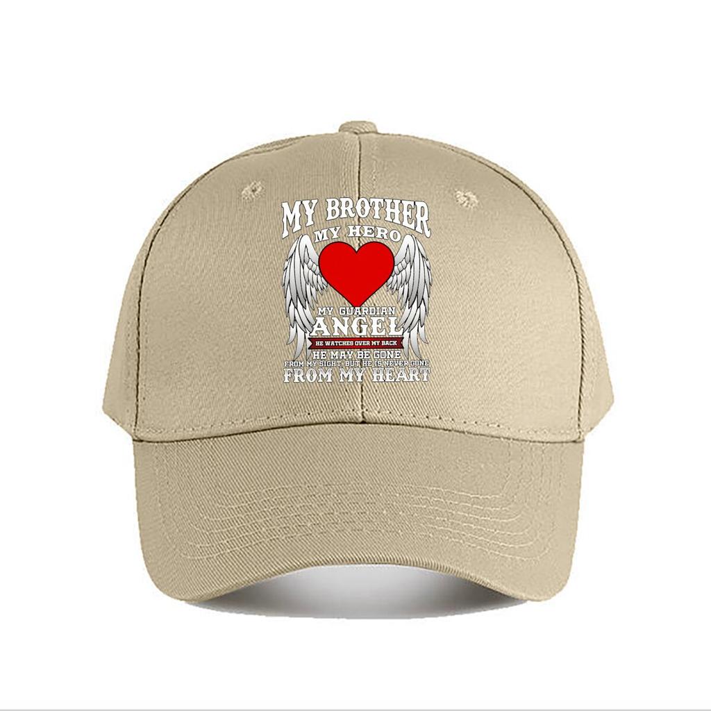 Brother Hero Guardian Angel Memorial Baseball Cap Fashion Unisex Sunhat Womens Outdoor Sports