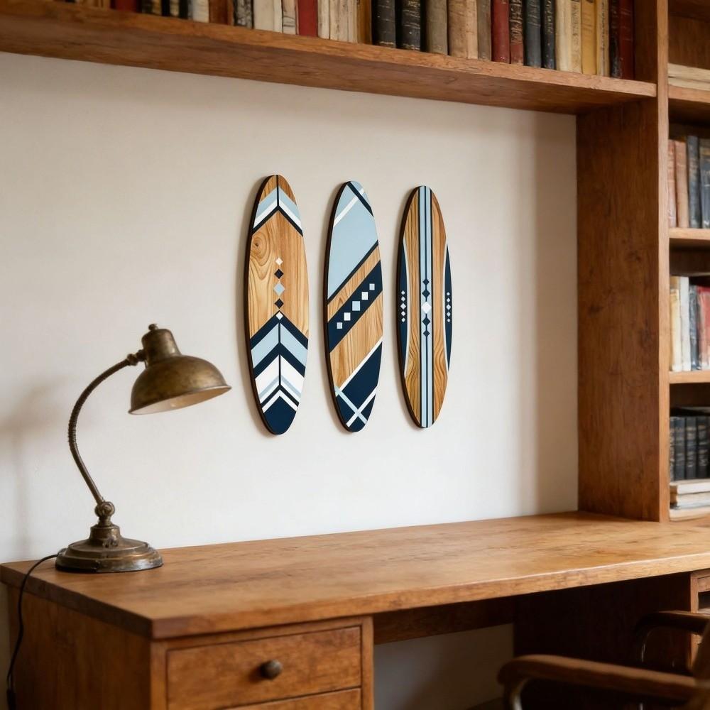 Hawaiian Theme Surfboard Wall Decor Tropical Wall Hanging Sign Beach Themed Sign  Home Decor