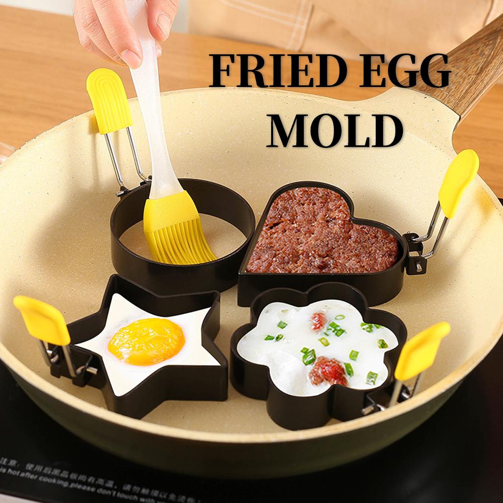 1PC Funny Omelette Egg Frying Mold Non-stick Pancake Cooking Moulds Fried Egg Kitchen Tool Egg Fryer Kitchen Accessories