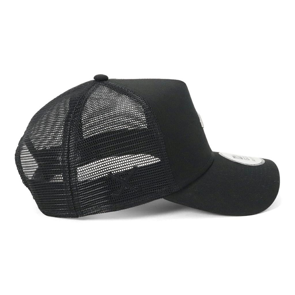 New Era Golf Mesh Cap with Cotton Metal Free Size GF 940AFTR METAL CL LOGO NER36G9364 9FORTYA-Frame Logo, Black, BLK, 14391357,