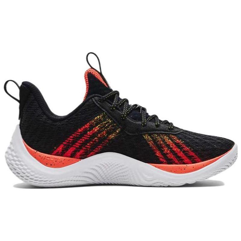Under Armour Curry 10 ' Ferro Affila Ferro ' Tessuto Scarpe da Basket Basse Unisex Nero 3025620-001