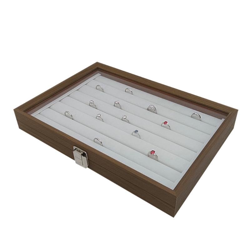 Secure Lockable Organizers Beautiful Jewelry Presentation Box Display Holder for Secure and Tidy Storage
