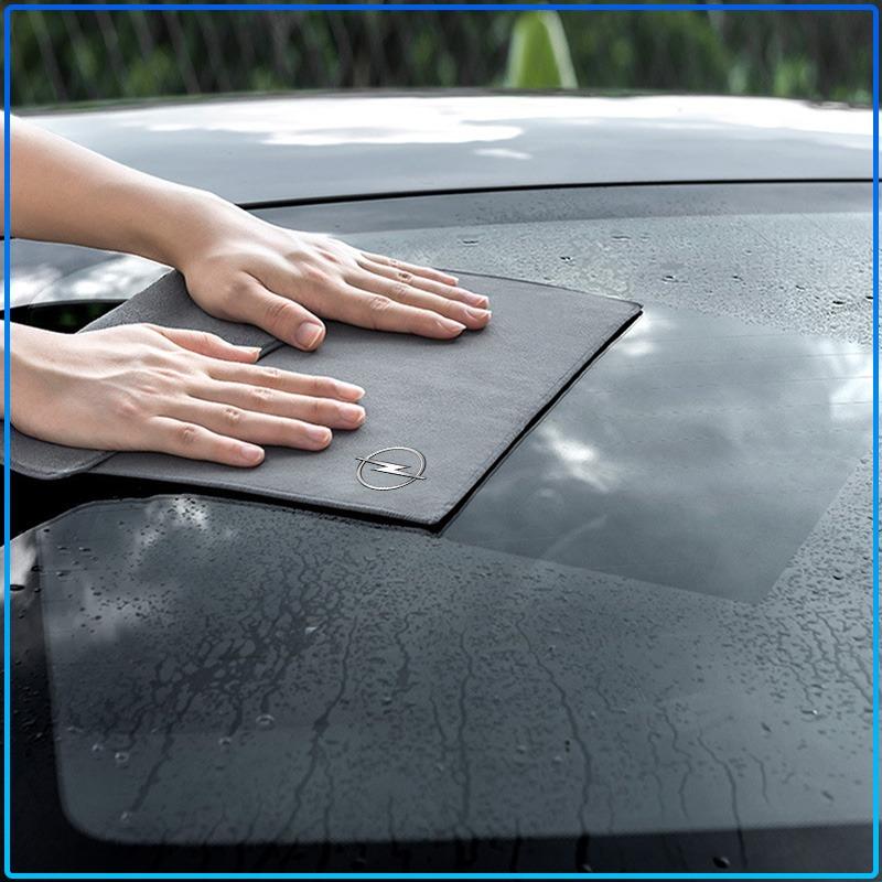 Car Cleaning Soft Brush Car Wash Towel Microfiber Cleaning Rag Cloth For Opel Astra H G J Insignia Mokka Zafira Corsa Vectra B C D