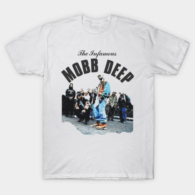 Mobb Deep Infamous Retro T Shirt Vintage Hip Hop Rap Graphic Tee Classic Queensb L
