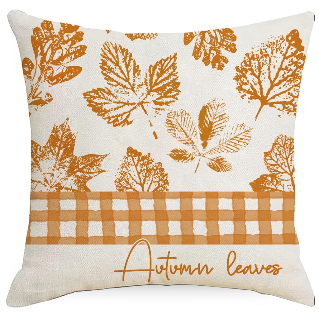 Thanksgiving Pillowcase Pumpkin New Style Living Room Sofa Bedroom Pillow Linen Pillowcase