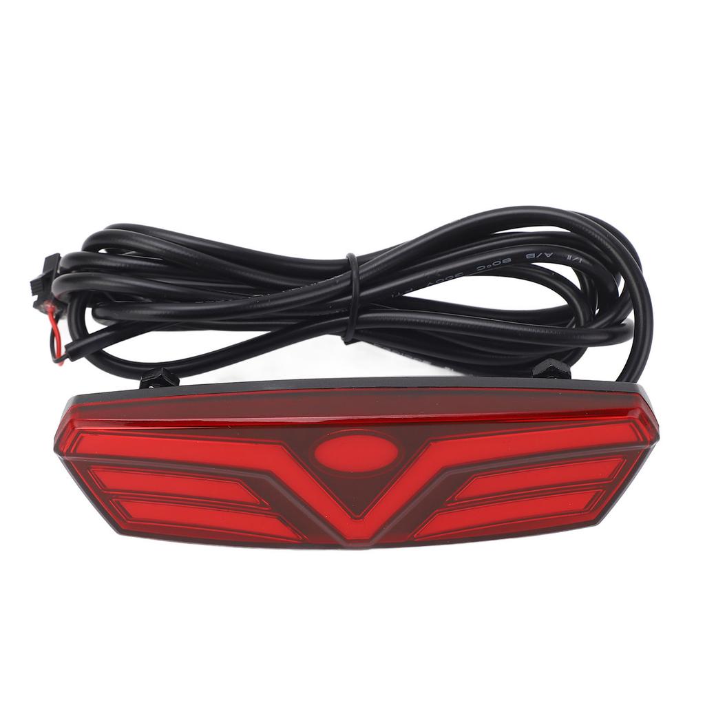 Electric Bike Brake Rear Light High Brightness Energy Saving LED Bicycle Brake Warning Lamp 48V Common Connector