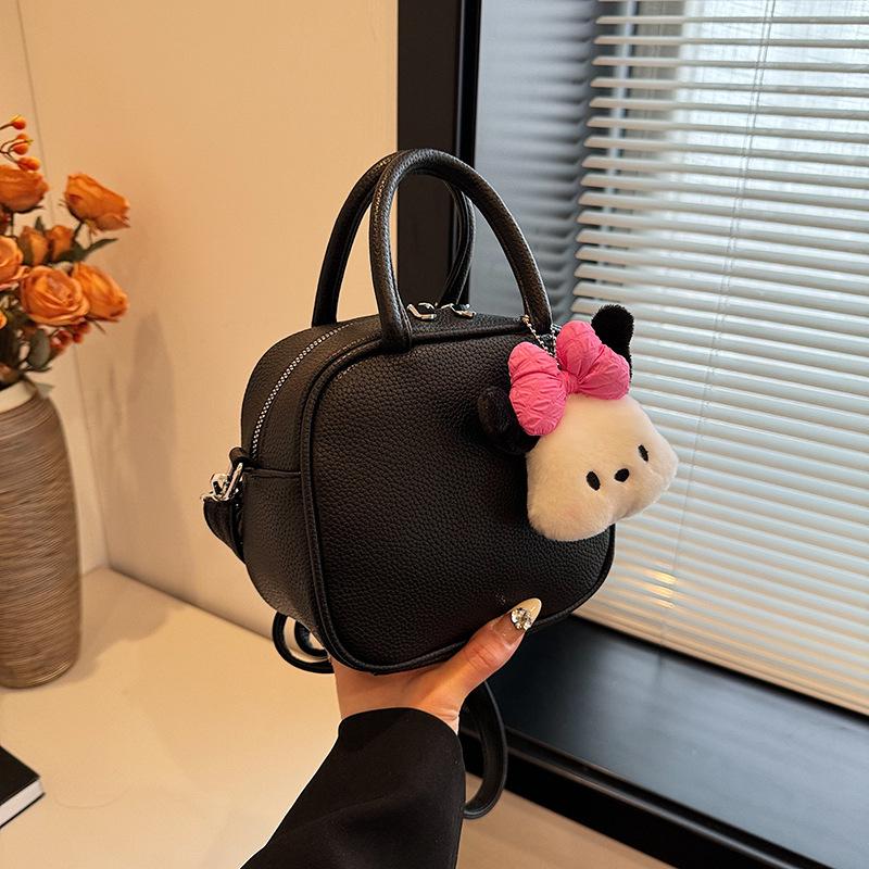 Simple Temperament Small Bag 2025 Spring New High-value Multi-purpose Backpack Single Shoulder Crossbody Small Square Bag