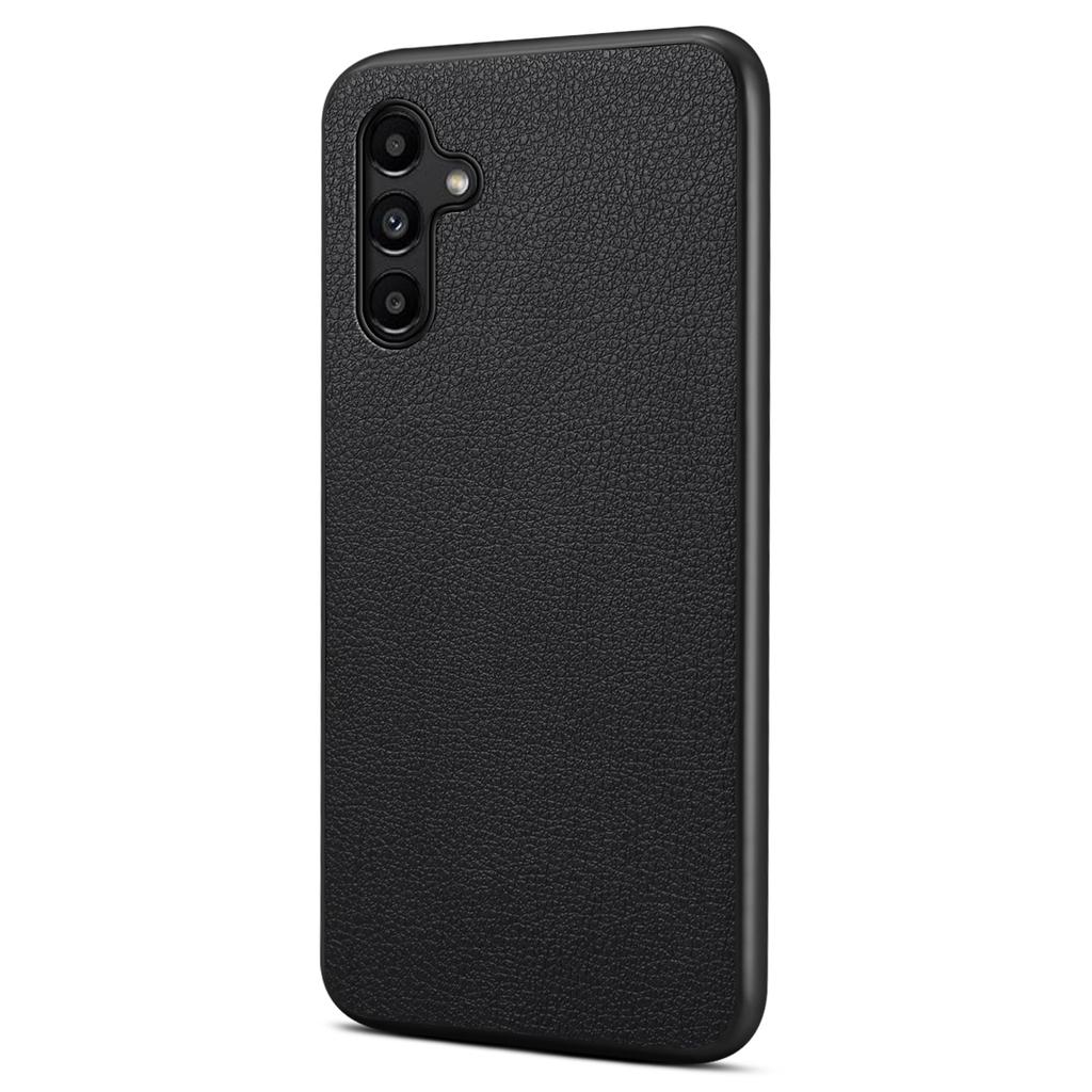 For Samsung Galaxy A15 4G/5G Case Hybrid Leather Coated PC+TPU Shookproof Protection Cover