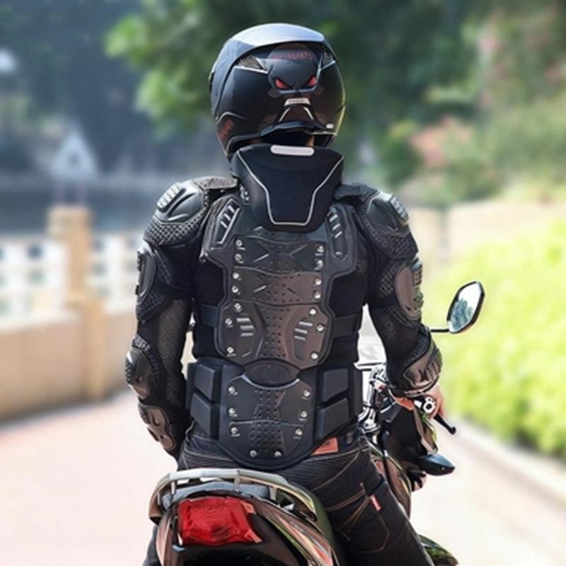 For Adventure Motorcycle, Men's Protective Armor Jacket, Adjustable Lightweight Chest Back Guard for Long Distance Touring