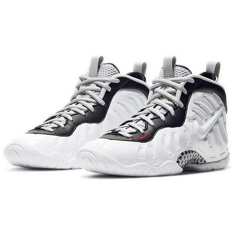 Nike Air Foamposite Pro White Black University Red GS 644792-103