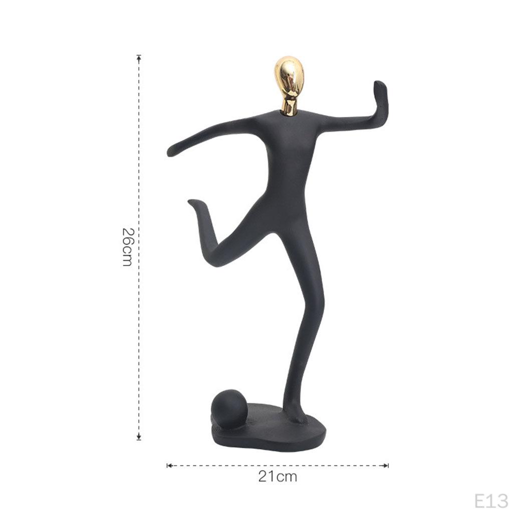 Abstract Resin Sports Sculpture - Modern Decoration for Office And House