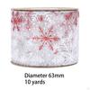 Christmas Ribbon Organza Ribbons Creative Decorative Gifts Wrapping Xmas for