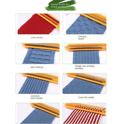 Durable Rectangle Weaving Loom Knitting Kit DIY Machine Sewing Tools Scarf Scarves Handmade Craft Braiding Tool