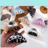 Elegant Dual Color Shark Clip Hair Accessories Stylish 8.2cm Hairpin For Women