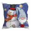 Christmas Cartoon Cute Pillow Case Cute Cushion Cover Car Office Sofa Home Decoration