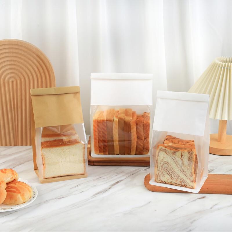 Deouxingguang Food-Grade Kraft Toast Packaging Bags