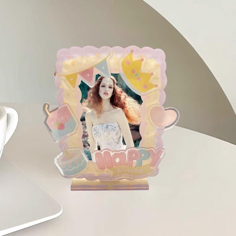 

Cartoon Photocard Frame INS Photo Holder School Stationery Card Sleeve