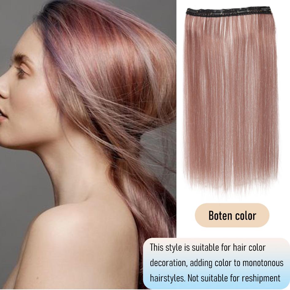 synthetic 20 inch coloured straight hair extensions wig chemical fibre card hair women wigs holiday party Halloween Christmas