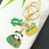 Cartoon Panda Zongzi Keychain - Cute Dragon Boat Festival Pendant for Backpack