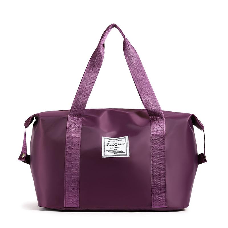 

Дорожная сумка большой вместимости, спортивная сумка, портативная и легкая водонепроницаемая багажная сумка, сумка для путешествий и доставки, сумка-дафл для хранения. темно-фиолетового
