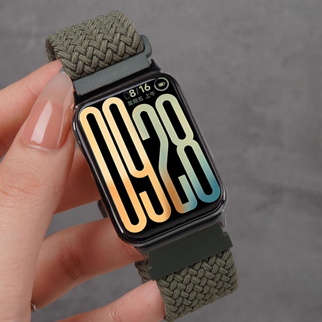 New Nylon Loop Band for Redmi Watch 6/5/4 Breathable Braided Watch Strap For Xiaomi Miband 9 8 Pro Smartwatch Sport Bracelet
