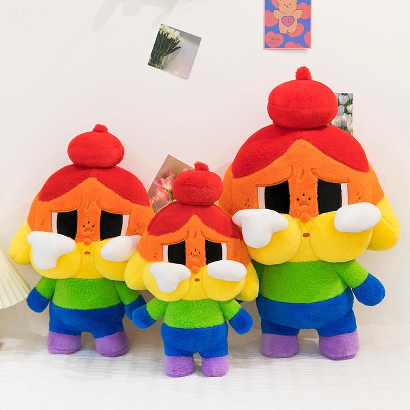 Powerpuff Gråtebaby Regnbuejenter Plysjleke Ornament Til Gave Og Soveromsdekor