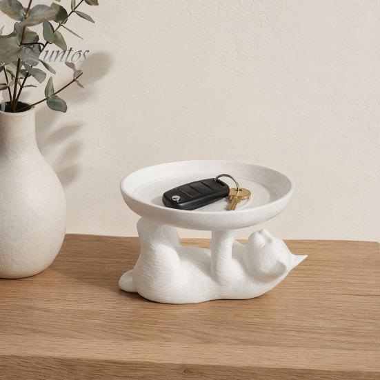 Versatile Storage Rack Jewelry Rack, Cat Shape, Anti-Falling Ring Holder, Durable Wall-mounted Organizer Resin Anti-Slip Space-Saving Organizer,
