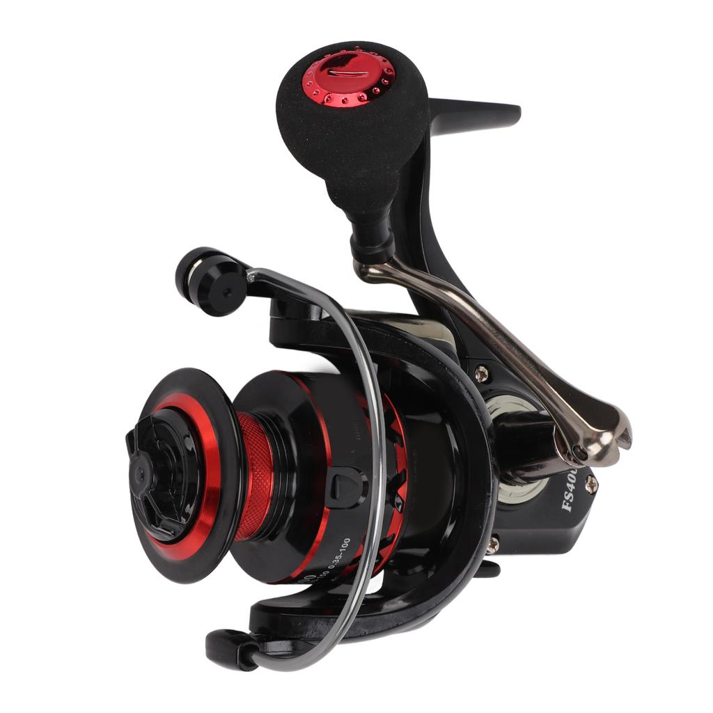 Metal Spinning Fishing Reel CNC with EVA Grip Metal Rocker Arm Long Throw Fishing Line WheelFS4000