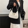 Chic Minimalist Women's Pu Handbag Elegant Spring Edition Ins Style Shoulder Bag