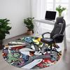 1PC Bugs Bunny Office Round Area Rug, Indoor Mat Suitable For Office, Under Office Chairs Bedroom Living Room Home Decor DT1212040