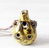 Six-Hole Ceramic Ocarina Leaf Flute - Popular Scenic Spot Souvenir and Musical Toy