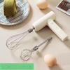 Wiederaufladbarer Hand-Elektro-Schneebesen aus Edelstahl zum Backen