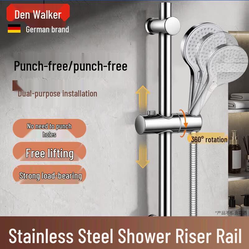 Dengwoke No-Drill Adjustable Shower Head Holder