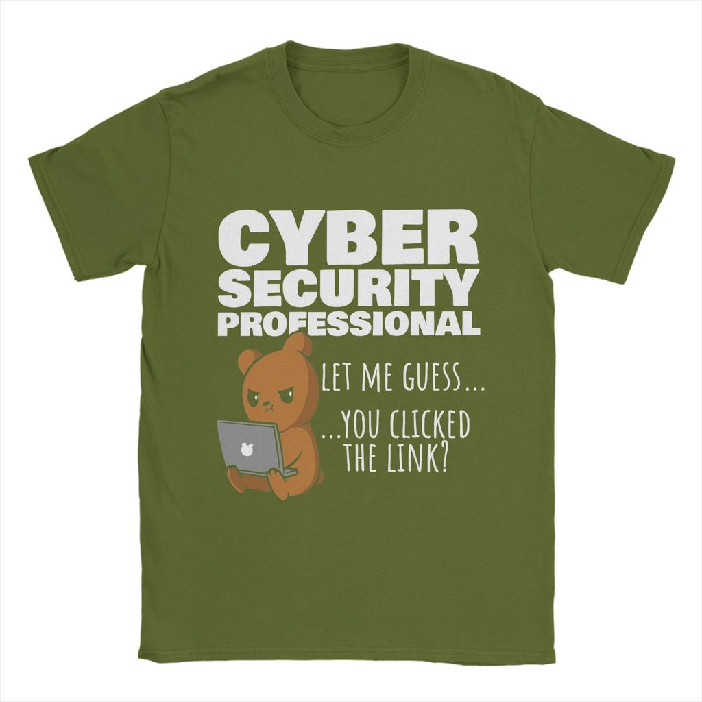 Men's T-Shirt Link Clicks Leisure Cotton Tee Shirt Short Sleeve  T Shirts Round Neck Clothes Gift Idea