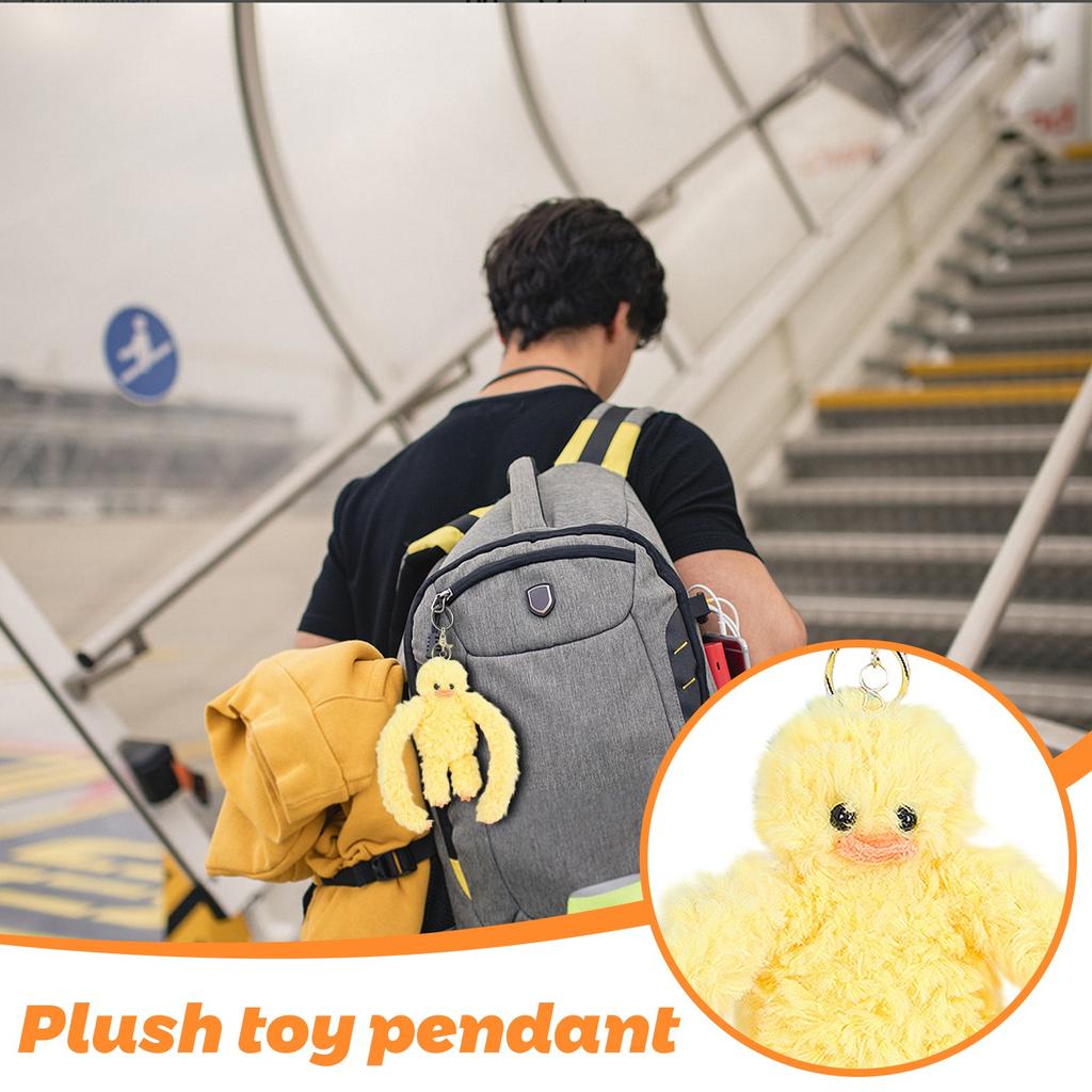 Baobaowa Doll Plush Toy Pendant Keychain Couple Doll School Bag Pendant Gift