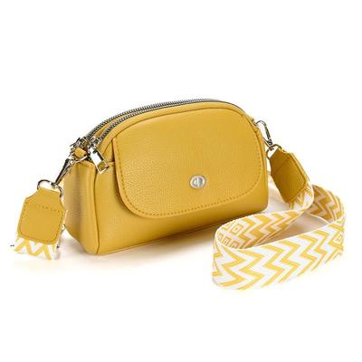 Umhängetasche mit Reißverschluss, stilvoll, vielseitig, breite Schultergurte, für den Alltag und Freizeit, Damen-Handytasche