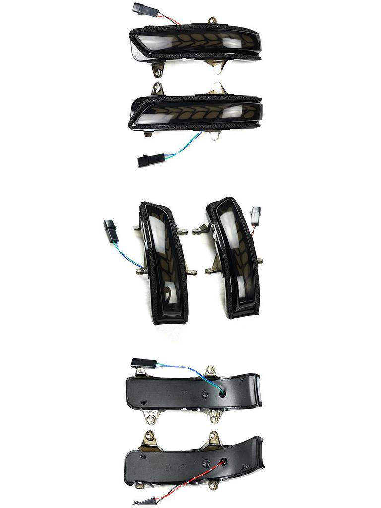 Toyota Prado Land Cruiser Rearview Mirror Yellow Light Sequential Turn Signal