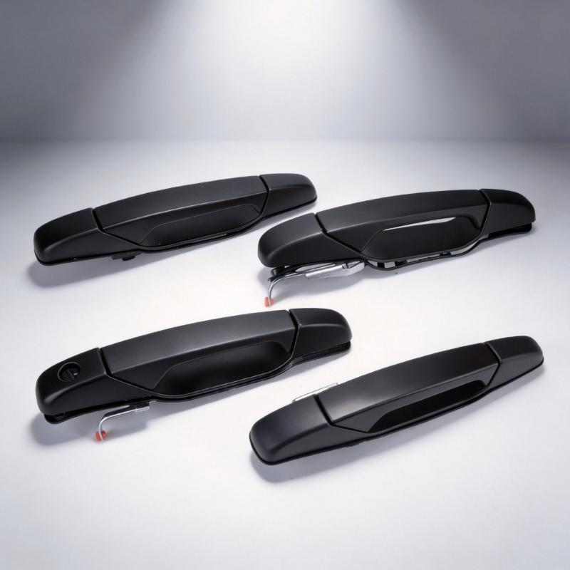 20828258 Car Exterior Door Handle Set, 4 Piece Plastic Replacement Parts for Worn Handle Service, Door Access Repair, and Daily Upkeep Work