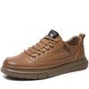 Golden Sapling Mens Fashion Flats Sneakers Winter Genuine Leather Walking Casual Shoes Comfortable Men Trendy Skateboad Shoes