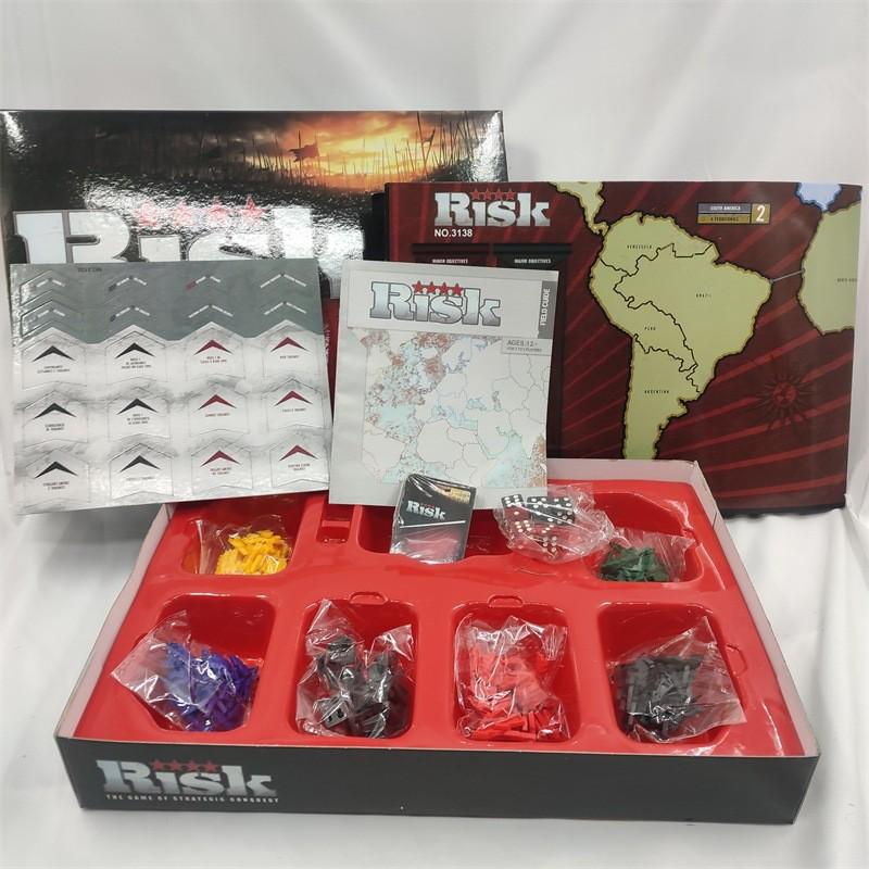 Classic RISK Board Game: Interactive English Card Edition