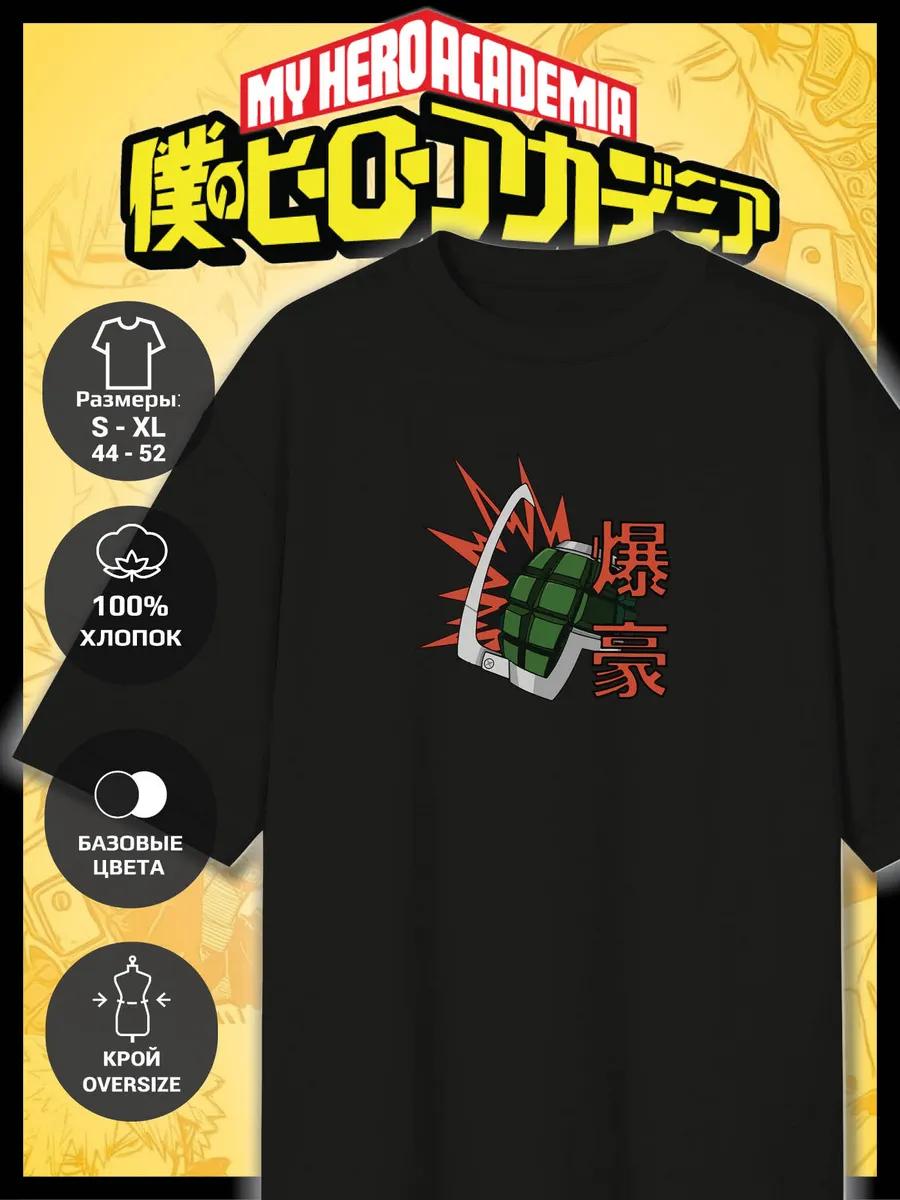 Bakugou Katsuki Print Oversized T-shirt S
