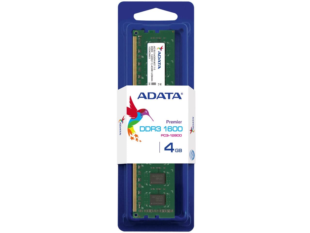 

ADATA Technology DDR3 power saving model U-DIMM (1600)-4G/512x8