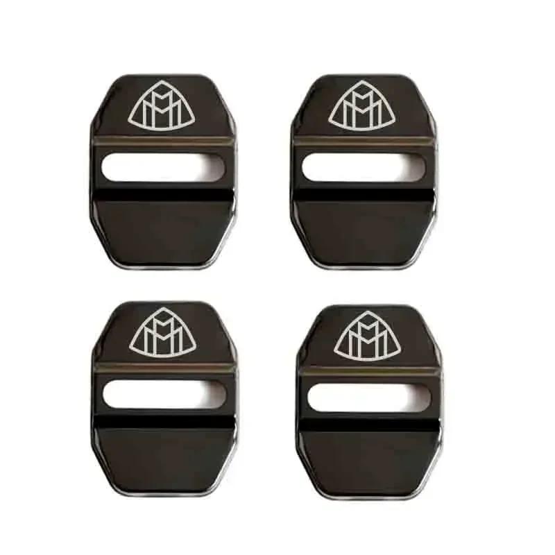 

Car Sticker Stainless Steel Car Door Lock Cover Protection Case for Mercedes Benz Maybach GLA C E S Class S320L S400L S500 S600 чёрный