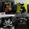 FFelix the Cat Cushion Cover Natural Linen Organic Fabric DoubleSided Printing Home Decor Breathable Environmentally Friendly
