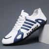 Leather Beanie Shoes Men's Fashion Trend Sports Shoes Breathable Running Shoes Soft Sole Comfortable Casual Shoes