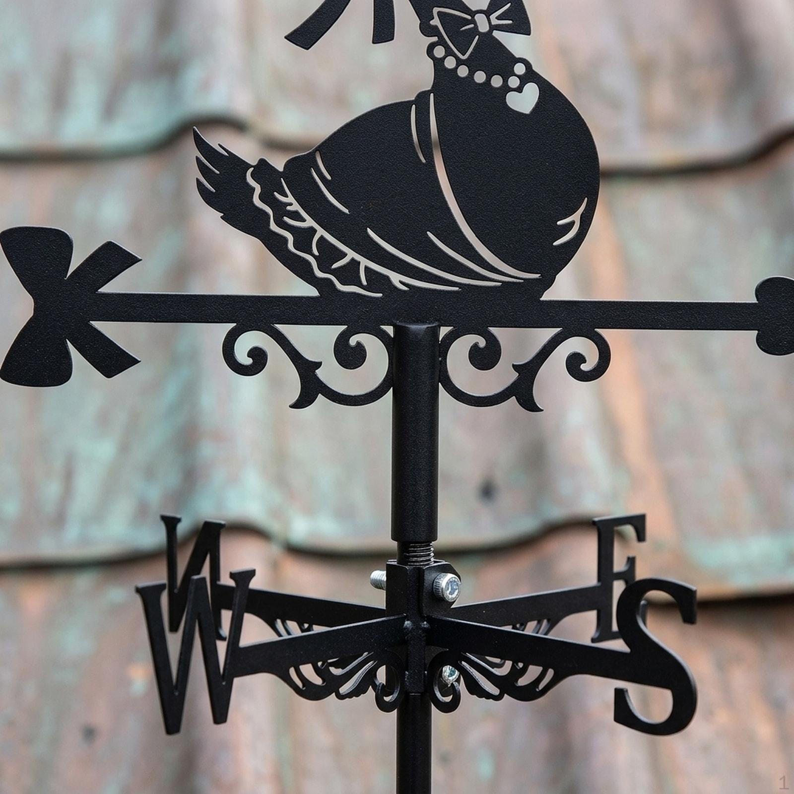 

Decor Wind Indicator Ornament Quick Installation Elegant Style Suitable for Home Shed Outdoor Style D
