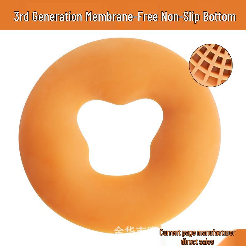 

U-образная силиконовая подушка для лица для косметологических и массажных кушеток Soft Base Silicone Round Pillow Green